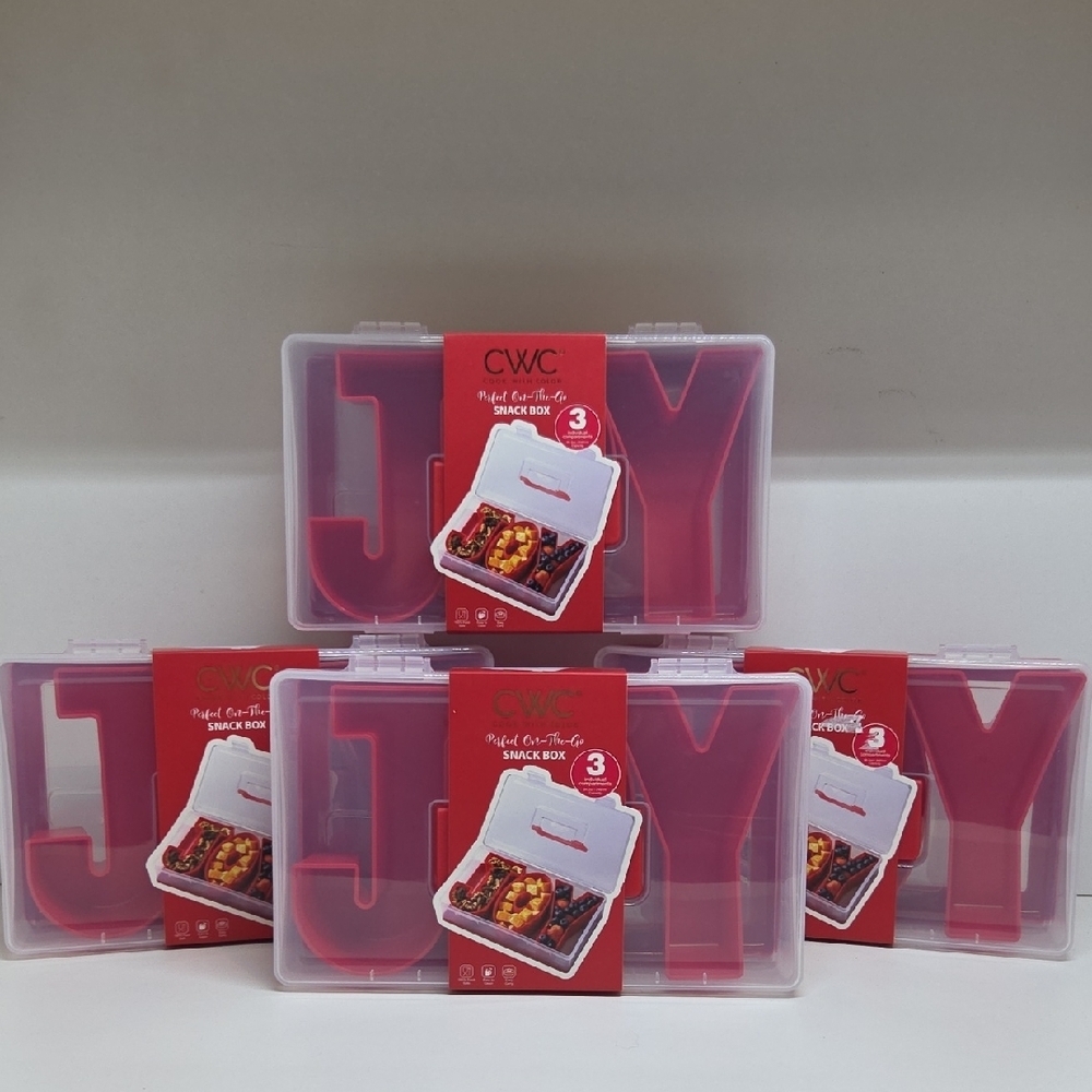 CWC Red JOY Snack Box Set - Picture 1 of 7